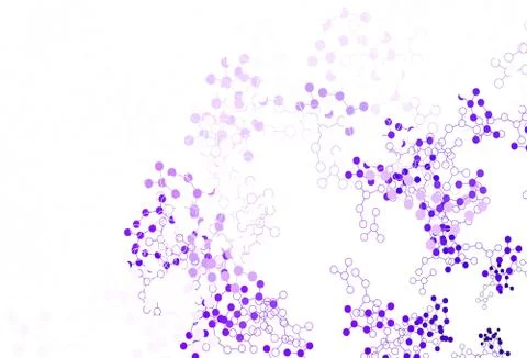 Light Purple vector backdrop with artificial intelligence data. 스톡 일러스트