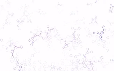Light Purple vector backdrop with artificial intelligence data. Stock Illustration