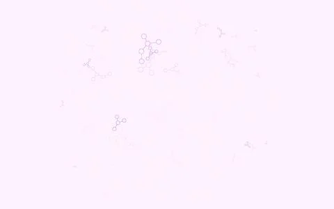 Light Purple vector backdrop with artificial intelligence data. Stock Illustration