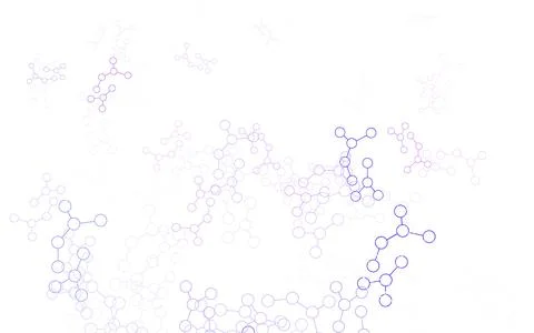 Light Purple vector backdrop with artificial intelligence data. Stock Illustration
