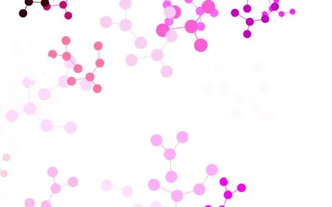 Light Purple vector backdrop with artificial intelligence data. Stock Illustration