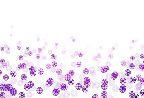 Light Purple vector backdrop with dots. Stock Illustration