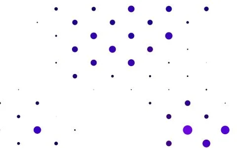 Light Purple vector backdrop with dots. Stock Illustration