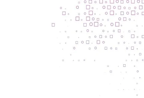 Light Purple vector backdrop with dots, spots, cubes. Illustrazione stock