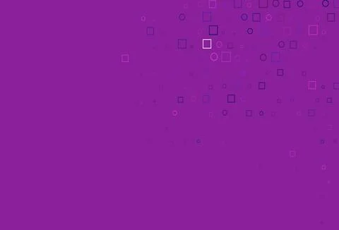 Light Purple vector backdrop with dots, spots, cubes. Illustrazione stock