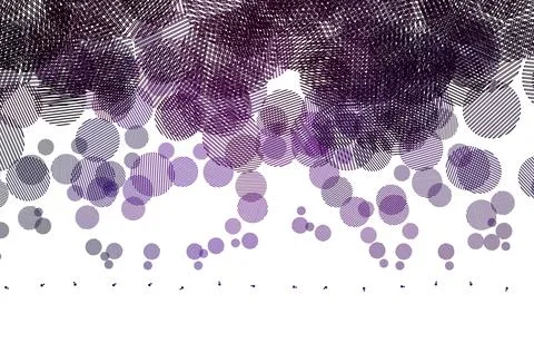 Light Purple vector backdrop with dots. Stock Illustration