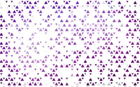 Light Purple vector backdrop with lines, triangles. Illustrazione stock