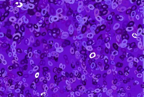 Light Purple vector background with bubbles. 스톡 일러스트