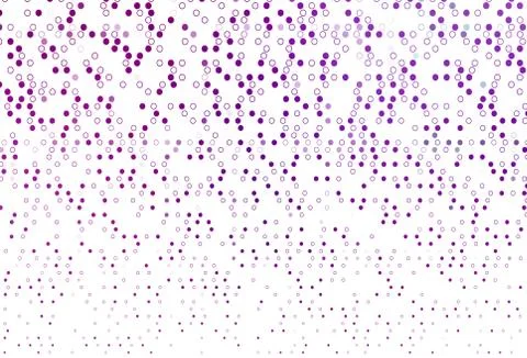 Light Purple vector background with bubbles. Stock Illustration