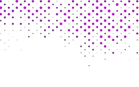 Light Purple vector background with bubbles. Illustrazione stock