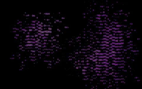 Light Purple vector background with bubbles. 스톡 일러스트