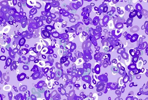 Light Purple vector background with bubbles. Stock Illustration