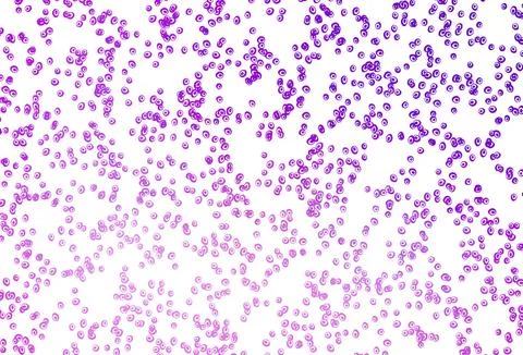 Light Purple vector background with bubbles. Illustrazione stock