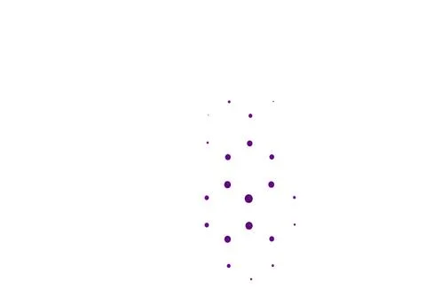 Light purple vector background with bubbles. Stock Illustration