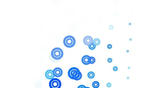 Light Purple vector background with bubbles. Stock Illustration