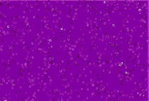 Light Purple vector background with bubbles. 스톡 일러스트