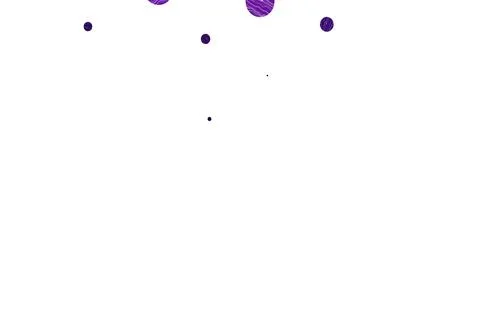 Light purple vector background with bubbles. 스톡 일러스트
