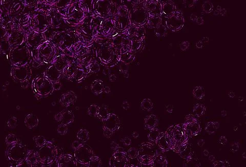 Light Purple vector background with bubbles. Stock Illustration