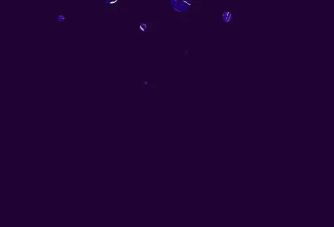 Light purple vector background with bubbles. Stock Illustration