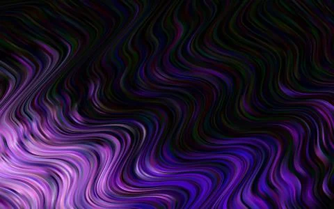 Light Purple vector background with curved circles. Stock Illustration