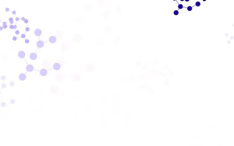 Light Purple vector background with forms of artificial intelligence. Stock Illustration