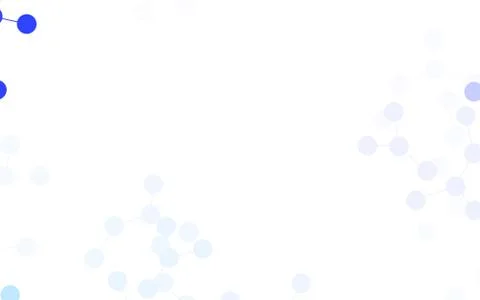 Light Purple vector background with forms of artificial intelligence. Illustrazione stock