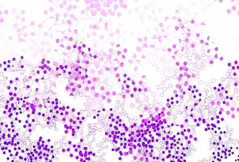 Light Purple vector background with forms of artificial intelligence. Illustrazione stock