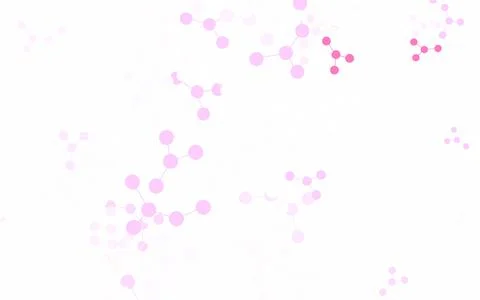 Light Purple vector background with forms of artificial intelligence. Illustrazione stock