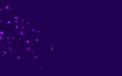 Light Purple vector background with triangles. Stock Illustration