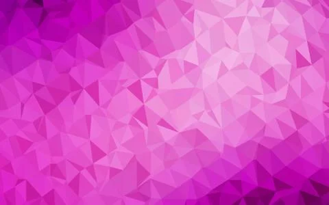 Light Purple vector blurry triangle pattern. Illustrazione stock