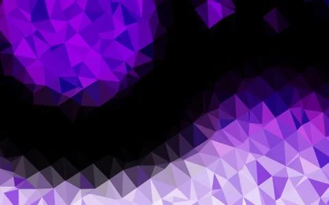 Light Purple vector blurry triangle pattern. 스톡 일러스트