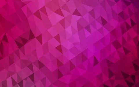 Light Purple vector blurry triangle pattern. Stock Illustration