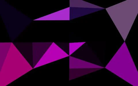 Light Purple vector blurry triangle pattern. Stock Illustration