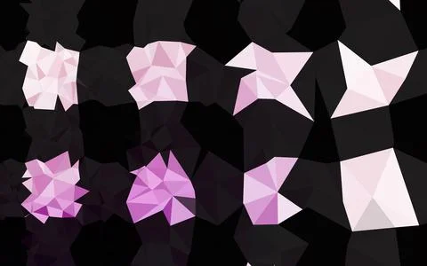 Light Purple vector blurry triangle pattern. Stock Illustration