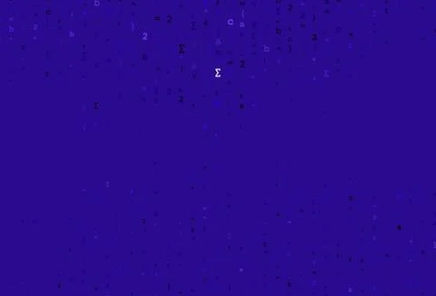 Light Purple vector cover with math elements. Stock Illustration