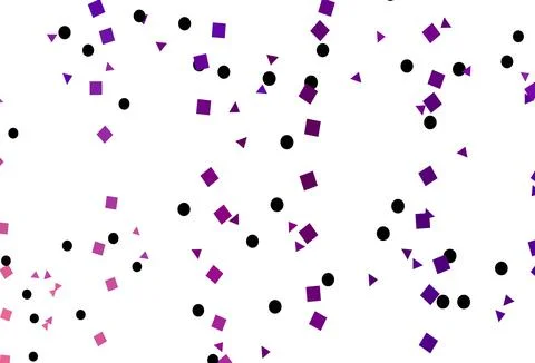 Light Purple vector cover in polygonal style with circles. Ilustración de archivo