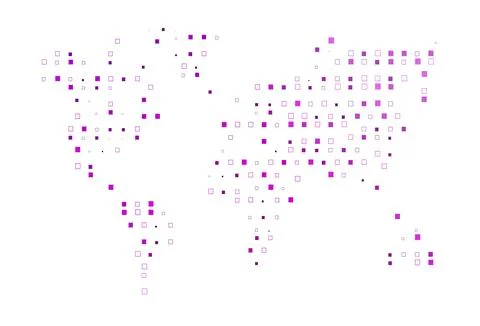 Light Purple vector cover with polygonal style. Stock Illustration
