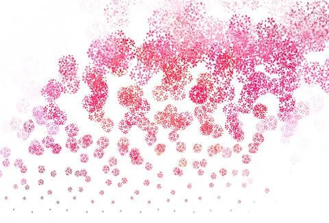 Light Purple vector doodle pattern with leaves. Illustrazione stock