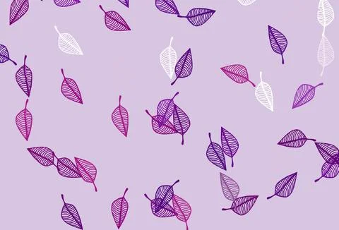 Light Purple vector doodle pattern. Stock Illustration