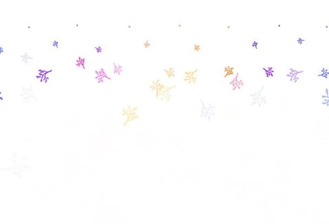 Light Purple vector elegant pattern with sakura. Illustrazione stock