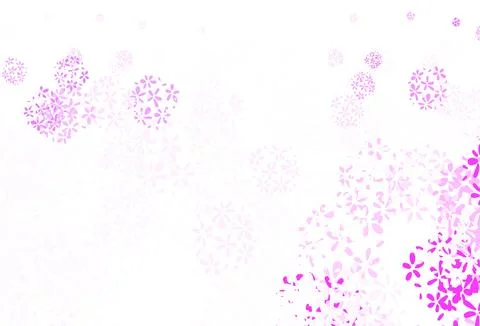Light Purple vector elegant pattern with leaves. Illustrazione stock
