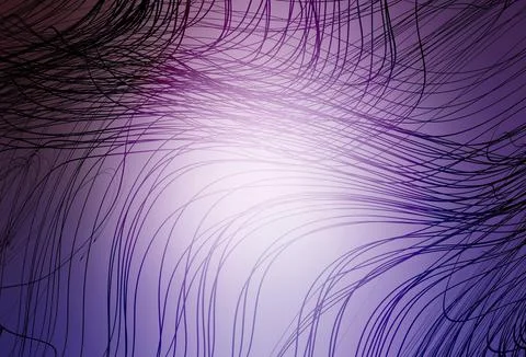 Light Purple vector glossy abstract layout. Stock Illustration