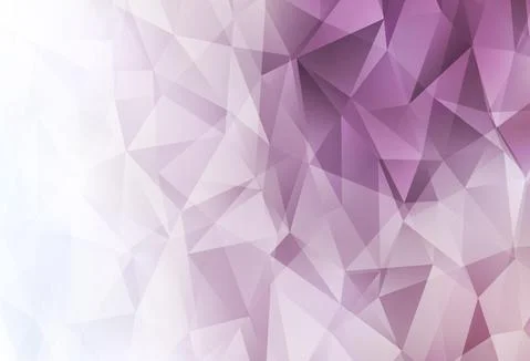 Light Purple vector gradient triangles pattern. Illustrazione stock