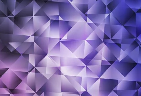 Light Purple vector gradient triangles pattern. Illustrazione stock