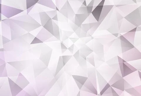Light Purple vector gradient triangles texture. Stock Illustration
