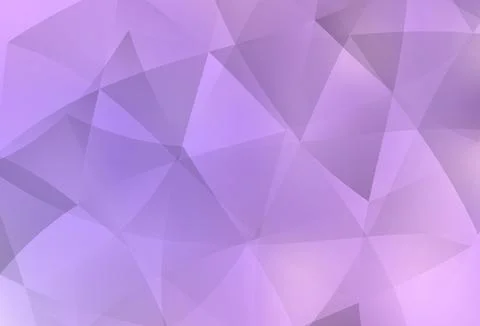 Light Purple vector gradient triangles pattern. Stock Illustration