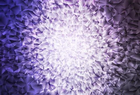 Light Purple vector gradient triangles pattern. Illustrazione stock