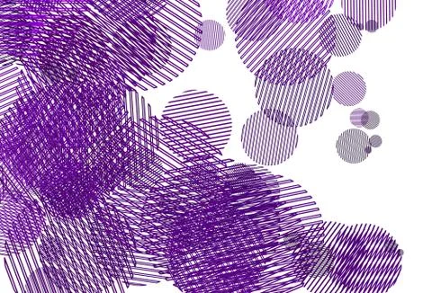Light Purple vector layout with circle shapes. Stock Illustration