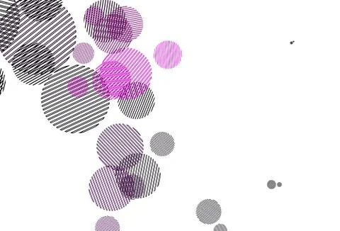 Light Purple vector layout with circle shapes. Stock Illustration