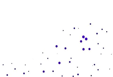 Light Purple vector layout with circle shapes. Stock Illustration